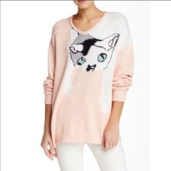 Wildfox Sweaters - NWT Wildfox White Label Joan the Cat Sweater